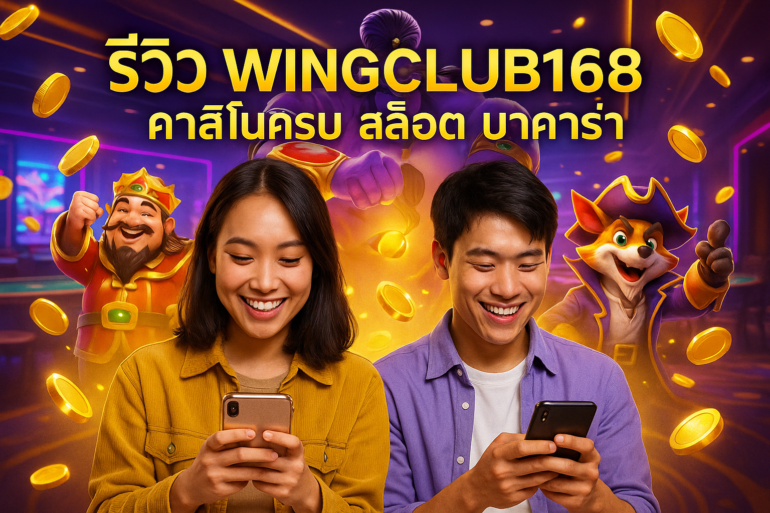 รีวิว WINGCLUB168 คาสิโนครบ สล็อต บาคาร่า